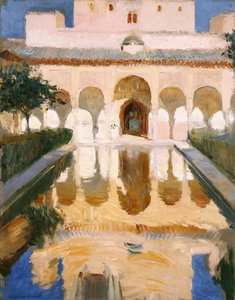Salón de los Embajadores, Alhambra, Granada de Joaquín Sorolla