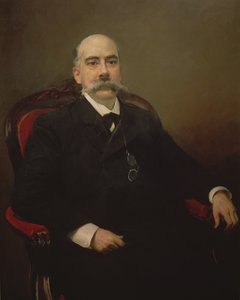 Retrato de Emilio Castelar y Ripoll, estadista, orador y escritor español