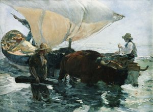 El regreso de la pesca, 1893 de Joaquín Sorolla
