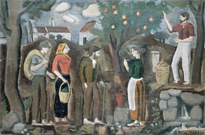 La cosecha de manzanas de Joaquin Torres Garcia