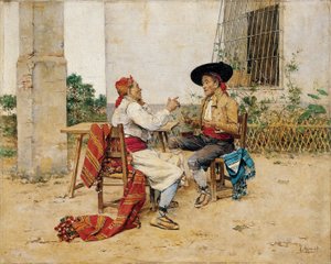 Dos habitantes de la huerta de Valencia de Joaquin Agrasot y Juan