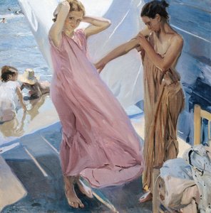 Después de bañarse, Valencia de Joaquín Sorolla