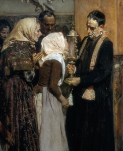 La reliquia (detalle) de Joaquín Sorolla