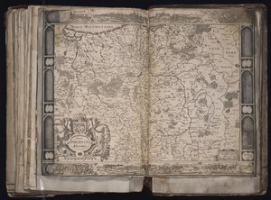 Mapa de Nova Poloniae delineation, c. 1629-1630