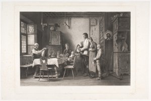 Oración antes de la comida en Alsacia