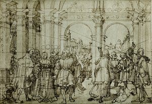 La historia de Lucrecia de Joerg the Elder Breu
