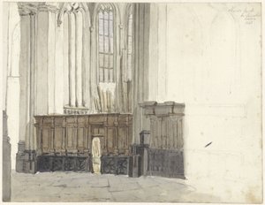 Drapenierskapel en la Nieuwe Kerk de Ámsterdam de Johan Adolph Rust