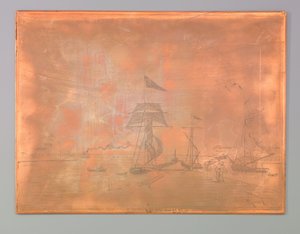 Embarcadero en el puerto de Honfleur de Johan Barthold Jongkind (signed by artist)