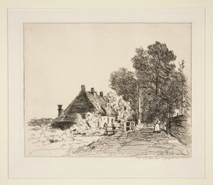 La Nourrice (La niñera) de Johan Barthold Jongkind