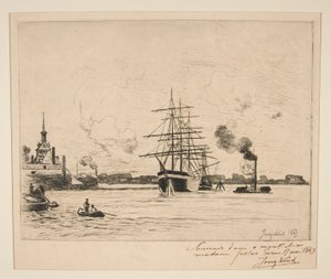 El Puerto Viejo de Róterdam de Johan Barthold Jongkind
