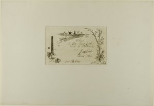 Portada del libro de seis grabados, vistas de Holanda