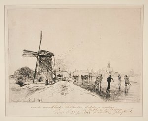 Vista de la Ciudad de Maaslins (Holanda)