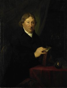 Retrato de Gerrit van der Pot, señor de Groeneveld, coleccionista de arte en Rotterdam de Johan Bernard Scheffer