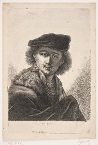 Rembrandt, retrato de busto