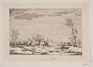 Paisaje de invierno de Johan Bülow
