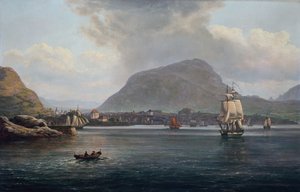 Bahía de Bergen de Johan Christian Dahl
