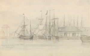 Puerto de Bergen de Johan Christian Dahl