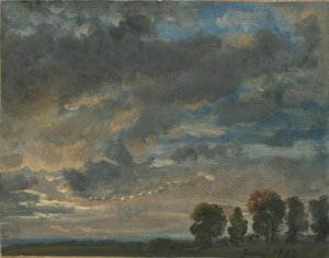 Nubes al atardecer