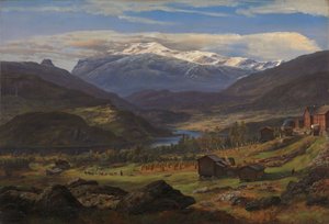 Desde Hjelle, en Valdres de Johan Christian Dahl
