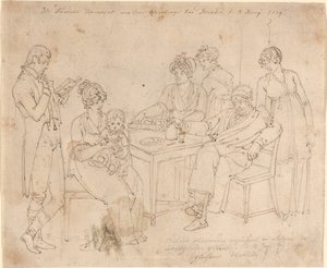La familia Nauwerk de Johan Christian Dahl