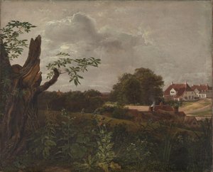 La gran posada de Fredensborg de Johan Christian Dahl
