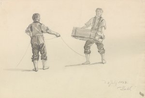 Dos hombres de Johan Christian Dahl