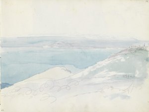 Vista del golfo de Nápoles desde el Monte Sant