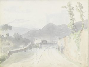 Cerca de Casamicciola, Isquia de Johan Christian Dahl