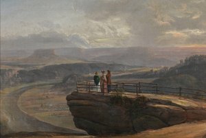 Vista desde Bastei de Johan Christian Dahl