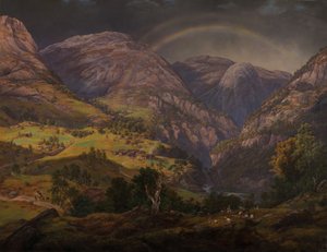 Vista desde Stalheim de Johan Christian Dahl
