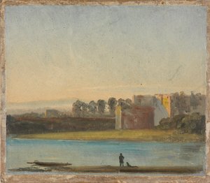 Vista sobre el Elba de Johan Christian Dahl