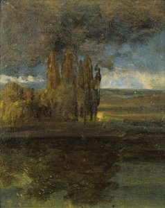 Vista sobre el Elba y el bastión "Der Bär de Johan Christian Dahl