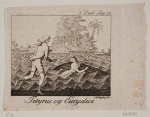 Viñeta. Tityrus y Eurídice