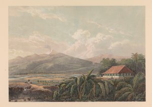 Vista de Tjilibut
Vista del país de Tjilibut; Asistente-Residente Buitenzorg
Java según pinturas y dibujos de A. Salm (título de la serie) de Johan Conrad Greive