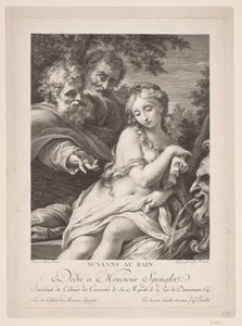 Susana en el baño de Johan Georg Preisler