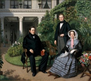 Retrato de la familia Metelerkamp de Johan Heinrich Neuman