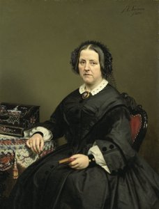 Wilhelmina Margaretha van den Bosch (1807-74). Esposa de Gerard Johan Verloren van Themaat