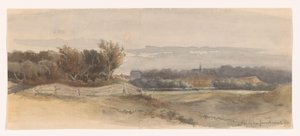 Paisaje panorámico de Johan Hendrik Weissenbruch (signed by artist)