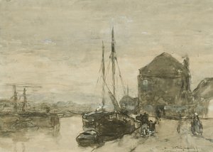Vista de Turfmarkt y Eendjespoort en Haarlem
Vista del Turfmarkt con el Eendjespoort en Haarlem de Johan Hendrik Weissenbruch
