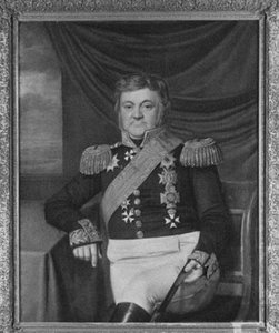 Retrato de Lodewijk Sigismund Vincent van Heiden 1773-1850, años 1830 de Johan Joeke Gabriël van Wicheren