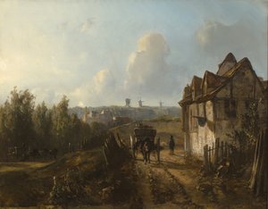 Vista sobre Monmartre de Johan Jongkind