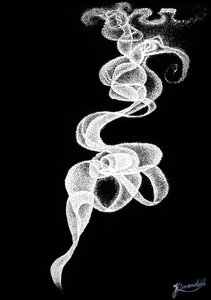 Elegante flujo de humo de Johan Liewendahl