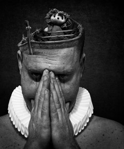 La muerte de un payaso (serie), 2014 (arte fotográfico arte digital)