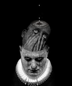 La muerte de un payaso (serie), 2014 (arte fotográfico arte digital)
