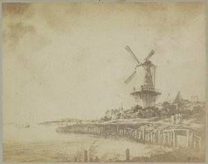 Fotoreproducción del cuadro "El molino de Wijk bij Duurstede" de Jacob Isaacksz. van Ruisdael
Museo de Ámsterdam. Jacob van Ruisdael. - Vista del Rin. (título en el objeto) de Johan Marinus Schalekamp