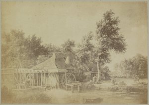 Fotoreproducción del cuadro "Un molino de agua" de Meindert Hobbema
Museo de Ámsterdam. Meindert Hobbema. - Le Moulin à eau. (título en el objeto) de Johan Marinus Schalekamp