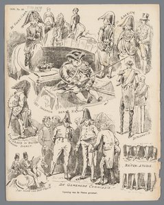 Caricatura sobre la apertura de los Estados Generales, 1870 Apertura de los Estados Generales (título sobre objeto)