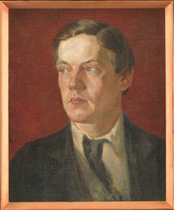 Retrato del pintor sueco Gustaf Wolmar