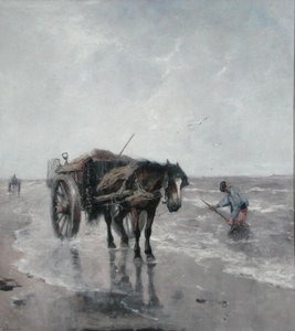 Brisas del mar (óleo sobre lienzo) de Johan Scherrewitz