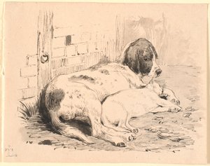 Los dos amigos de Johan Thomas Lundbye